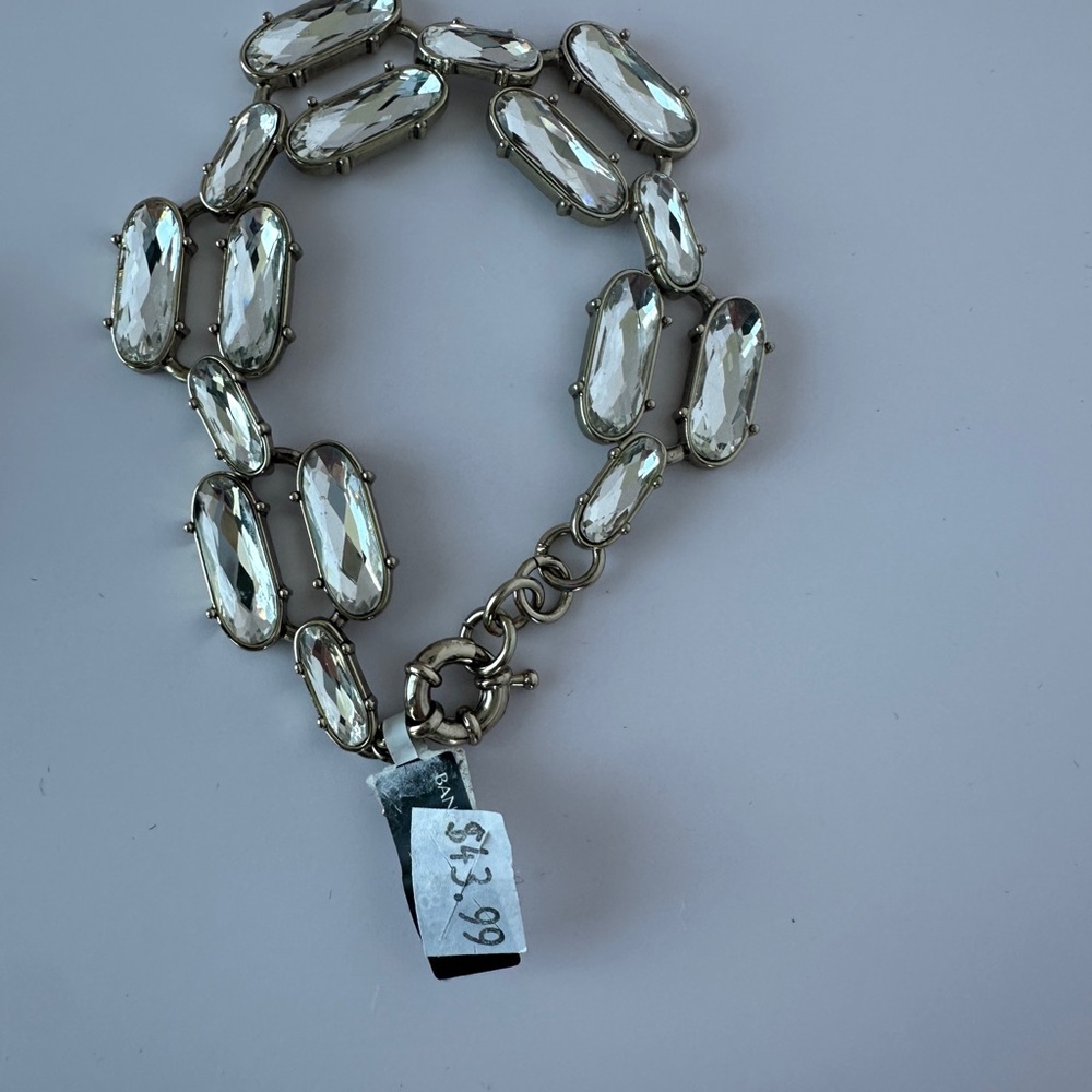 Banana Republic Silver and Cream Bracelet Set - 3 Bracelets - Picture 4 of 12